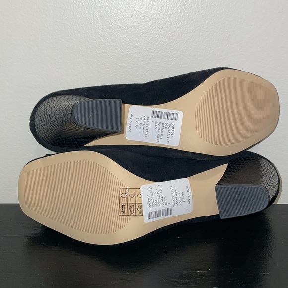 Michael Michael Kors Gloria Kiltie Chunk Heel Suede Shoes. Size 8. - Picture 13 of 13